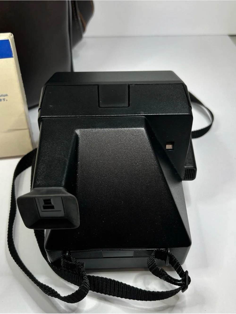 Vintage Polaroid 600 instant camera with case and film
